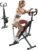 Simple Deluxe Squat Machine, 2 in 1 Squat Rowing Machine, Adjustable Resistance & 330LB Weight Capacity, Foldable Home Exercise Equipment, Glute& Leg Trainer Machine