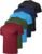 HovSiyla 1/5 Pack Workout Shirts for Men Athletic Running Gym Quick Dry Short Sleeve Performance Moisture Wicking T Shirt