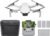 DJI Mini 4K Fly More Combo, Drone with 4K UHD Camera for Adults, Under 249 g, 3-Axis Gimbal Stabilization, 10km Video Transmission, Auto Return, 3 Batteries for 93-Min Max Flight Time, QuickShots
