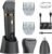 Ball Shaver for Men, 3-in-1 Multifunction Body Hair Trimmer & Pubic Shaver with Titanium Blades (No Nicks!), IPX7 Waterproof Electric Razor, LED Display, Wet/Dry