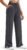 G4Free Smoofit Modal Soft Women’s Wide Leg Sweatpants High Waisted Drawstring Side Slit Casual Pants