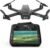 GPS Drone with EIS Camera 4.5″ LCD Screen on Controller, FPV Drones Al Track&Orbit Mode with Professional with Auto Return Follow Me for Adult Beginner, GPS Brushless Drone Long Range Circle Fly,Under 249g