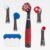 Rubbermaid Reveal Power Scrubber 18-Piece Kit, Cordless Electric Battery Powered Scrub Brush, Water Resistant, for Home/Kitchen/Bathroom/Grout/Tile/Shower/Tub