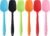 Silicone Spatulas, 8.2 inch Small Rubber Spoon Spatula Heat Resistant Seamless One Piece Design Non-Stick Spoonula Flexible Scrapers Baking Mixing Tool (6 Pcs)