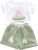 YOUNGER TREE Toddler Baby Girls Clothes Watermelon T-shirt + Linen Shorts with Belt Cute Summer Short Set