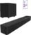ULTIMEA Sound Bar with Wireless Subwoofer, 240W Peak Power, VoiceMX & BassMX, App Control, 2.1ch Soundbar for Smart TV, Adjustable Bass, HDMI, Optical, Bluetooth 6.0, Poseidon M30 (2026 Model)