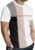 SOLY HUX Men’s Casual T Shirts Short Sleeve Crew Neck Color Block Graphic Tees Shirt Summer Tops