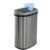 BestOffice | 13 Gallon Trash Can with Lid | Automatic Touchless Garbage Can | Odor Control | Modern Oval Design | Easy to Clean | Stainless Steel | Fits Any Kitchen, Bathroom, Office or Home