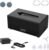 Carefree Fish 6W AC/DC USB Aquarium Lithium Battery Air Pump Dual Air Outlets Power Outage Automatic Startup Function Work for 15~96 Hours with 2 Air Stones and 15Ft Silicone Tubing