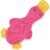 Best Pet Supplies Interactive Squeaky Dog Chew Toy, Ideal Dog Toys for Chewers, Small, Medium & Large Dogs, and Fetch Lovers – Crinkle Duck (Light Pink), Large