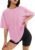 ATHMILE Womens Oversized T Shirts Casual Tee Workout Tops Gym Clothes Summer Loose Fit Short Sleeve Graphics Basic Y2K 2026