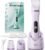 Hair Removal Epilators Bikini Trimmer for Women, Painless Waterproof Electric Foil Shaver Razor for Facial Leg Body Armpit, Ceramic Blade with USB Charging Dock, Travel Grooming Gift for Her, Purple