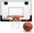SKLZ Pro Mini Indoor Basketball Hoop with Ball, Over the Door, Shatter-Proof Backboard, Spring-Action Break-Away Steel Rim, Great for Home, Dorm Room, and Office