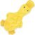 Best Pet Supplies Interactive Squeaky Dog Chew Toy, Ideal Dog Toys for Chewers, Small, Medium & Large Dogs, and Fetch Lovers – Crinkle Duck (Yellow), Large