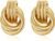 SHERLOVE Trendy Gold Plated Knot Earrings for Women Chunky Statement Drop Dangle Earrings Lightweight Hypoallergenic Fashion Accessories Gold Jewelry Gifts for Womens