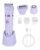 Ufree Bikini Trimmer Electric Razors for Women, Rechargeable Pubic Body Hair Trimmer Electric Shaver for Legs Body Hair, Bikini Shaver IPX7 Waterproof, Gifts for Women, Purple