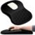Hokafenle Ergonomic Mouse Pad Wrist Support with Massage Design, Wrist Rest Pain Relief Mousepad with Memory Foam&Non-Slip PU Base, Mouse Pads for Wireless Mouse & Desk (12×8 inch,Black)