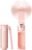JISULIFE 3 IN 1 Handheld Mini Fan – Portable Fan & Power Bank & Flashlight, 19H Max Cooling, USB Rechargeable, Pocket-Sized for Travel, Cruise, Concerts, Makeup, 2026 Summer Gifts for Women(Pink)