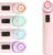 medicube Booster Pro | 6-in-1 Real Glass Glow Beauty Massager | for Clear, Radiant, Firmer-Looking Skin | Korean Skin Care | Pink
