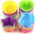 Silicone Cupcake Liners for Baking, 24Pcs Reusable Muffin Cups Greaseproof Muffin Liners Nonstick Baking Molds with Round, Stars, Heart, Flowers Shape for Kids
