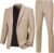 Mens 2 Piece Slim Fit Suit Two Button Formal Solid Suit Jacket Pants Set Wedding Work Prom Tuxedo Men