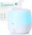 Frida Baby 3-in-1 Cool Mist Humidifier for Large Rooms, Top Fill Humidifier for Bedroom, Allergy Relief, 60 Hour Runtime + Nightlight, Auto Shut-Off, Quiet, Carry Handle, Essential Oil Diffuser