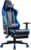 GTPLAYER Gaming Chair with Footrest, Ergonomic Computer Game Desk Chair, Reclining Gamer Chair Seat Height Adjustment, Swivel Rocker with Headrest and Lumbar (Blue)