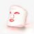 MEGELIN 7 Colors Led Light Therapy Facial Mask, Face Light Therapy Mask for Face, Reduce Wrinkles Smooth Skin, Infrared Light Skin Rejuvenation(White)