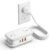 NTONPOWER 20W Travel Power Strip, Travel Essentials Cruise Approved Power Strip Non Surge Protector 4 Outlets 3 USB(1 USB-C) with 4FT Wrapped Extension Cord Flat Plug, Cruise Essentials 2026