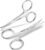 Utopia Care Eyebrow Scissors, Professional Stainless Steel Small Shears for Men and Women, Nose Hair Scissors for Grooming Mustache, Beard, Eyelashes, Ear Hair Trimming, Silver