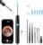 LEIPUT Ear Wax Removal – Earwax Remover Tool with 8 Pcs Ear Set – Ear Canal Cleaner with 1080P Camera – FSA HSA Eligible – Ear Cleaning Kit with 6 Ear Spoon – Ear Camera for iOS & Android (Black)