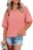 WIHOLL Womens T Shirts Loose Fit Short Half Sleeve Crew Neck Oversized Tshirts Color Block Summer Tops Fashion 2026