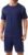 PrinStory Mens Pajamas Set Summer Pjs Sets for Men 2 Piece Pajamas Sets Soft Lounge Wear with Pockets