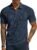 PJ PAUL JONES Mens Textured Knit Polo Shirts Regular Fit Stretchy Golf Shirts