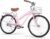 WEIZE Beach Cruiser Bike, 24 & 26 inch Commuter Bicycle for Adult Men and Women,High-Carbon Steel/Front & Rear Fenders, Comfortable City Bikes with Rear Rack or Basket, Ergonomic Upright Design