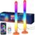 Smart ICRGB LED Lights Bars, Borllyem TV Backlight with Double Light Beads, App Control, RF Remote, Music Syncing and 47Modes for Gaming, Room Decoration