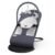 Portable Baby Bouncer Seat for Infants, 0-18 Months, 3 Modes of Use with Rocker & Stationary Options, Ergonomic Infant Chair with Hanging Toys – Grey