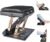 Adjustable Foot Rest for Under Desk at Work, Comfortable Footrest with 4-Level Height Adjustment, Ergonomic Leg Rest for Office Gaming Chair, Black Foot Stool with Removable Soft Pad