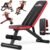 NICEPEOPLE Adjustable Weight Bench for Home Gym, 660LBS Capacity Workout Bench with 8 Backrests for Chest Shoulders Arms, Compact and Foldable Strength Bench for Small Space Apartment Room