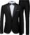 WULFUL Men’s 2 Piece Slim Fit Suit Set One Button Blazer Jacket Pants Tuxedo Set for Prom, Wedding and Business