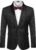 COOFANDY Mens Floral Tuxedo Jacket Paisley Shawl Lapel Suit Blazer Jacket for Dinner,Prom,Wedding