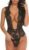 Avidlove Women One Piece Lingerie Lace Bodysuit Deep V Teddy Mini Babydoll