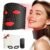 ONLUKY Red Light Therapy for Face,LED Face Mask Light Therapy with Neck Device,103 3-in-1 Light Beads,Remoter Rechargeable,Timing Function,Infrared Red Light Therapy Mask for Home (Maroon)