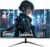 ZZA Monitor 27 inch 280Hz|240Hz,Monitor Gaming FHD 1080P, 1800R VA Screen, Curve Computer Monitor 100% sRGB, 4000:1 Contrast, HDR, FreeSync,1Ms, Low Blue Light, HDMI DP Ports, DP Cable Incl