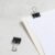 Amazon Basics Sturdy Binder Clips, Office Supplies, Small 0.75 in, Document Organizing, School Supplies, Black, 144 Count