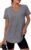 XIEERDUO Womens Workout Tops Short Sleeve Shirts Quick Dry Outfits for Hiking Running V Neck S-3XL