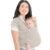KeaBabies Baby Wrap Carrier – All in 1 Original Baby Carrier Newborn to Toddler Sling, Easy to Wear, Hands Free Bonding, Lightweight, Breathable Infant Wraps (Stone Gray)