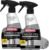 Weiman Stainless Steel Cleaner & Polish, 2 Pack, Anti Fingerprint Spray Stainless Steel Cloth, Water Spots & Grease, No Streaks or Residue, Safe for Metal Polish, Chrome, Appliances, Sinks & Grills