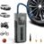 Tire Inflator Portable Air Compressor, 1 Min Fast Inflation Cordless Bike Pump with Digital Pressure Gauge LED Light, 150 PSI Electric Air Pump for Car Tires, Bicycle, Motorcycle, Ball (Grey)