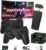 Topwest Upgraded Retro Gaming Console with 2 Pack 2.4GHz Wireless Controllers, 4K HDMI Output & 64GB, Plug & Play Game Stick for TV, Compatible with 20,000+ Classic Video Games (Black)